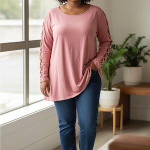 Emerald Women's Blush Long Sleeve Tunic